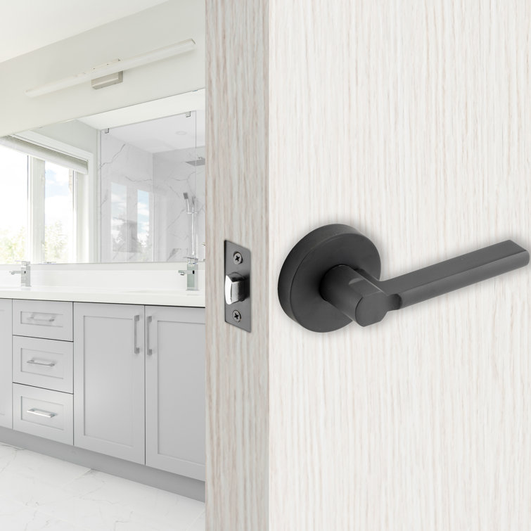 Internal door shop knobs with locks